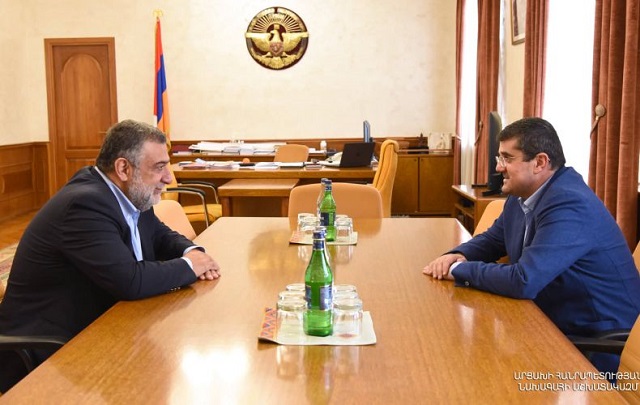 В ходе встречи Араика Арутюняна и Рубена Варданяна были обсуждены перспективы сотрудничества