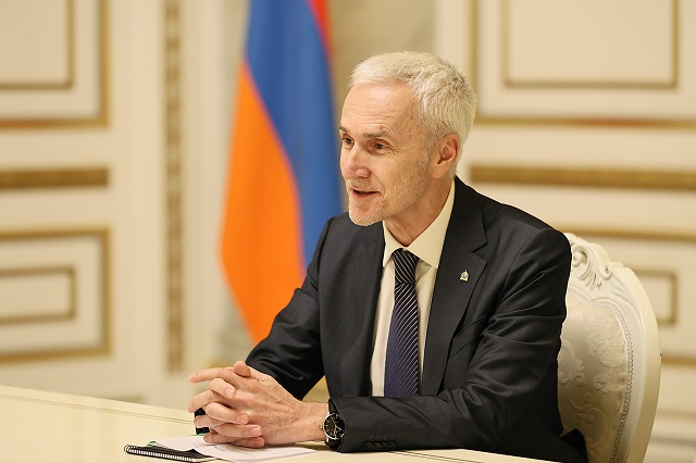 Генеральный секретарь Интерпола высоко оценил уровень сотрудничества с полицией Армении
