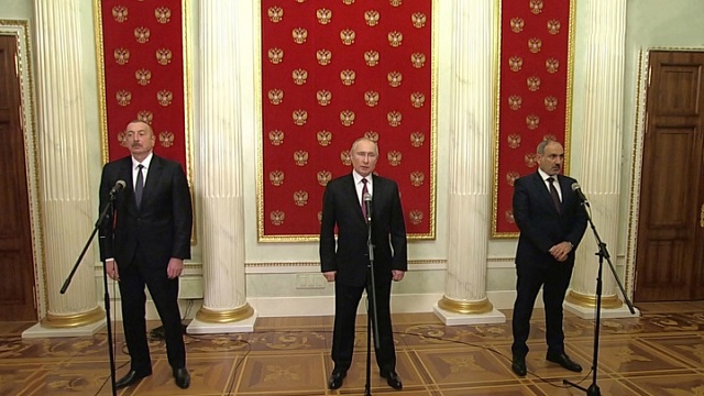 В Сочи состоятся трёхсторонние переговоры Путина, Пашиняна и Алиева