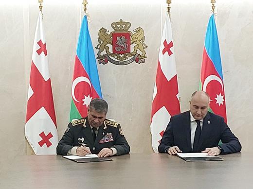 Азербайджан и Грузия подписали план военного сотрудничества на 2023г. Interfax