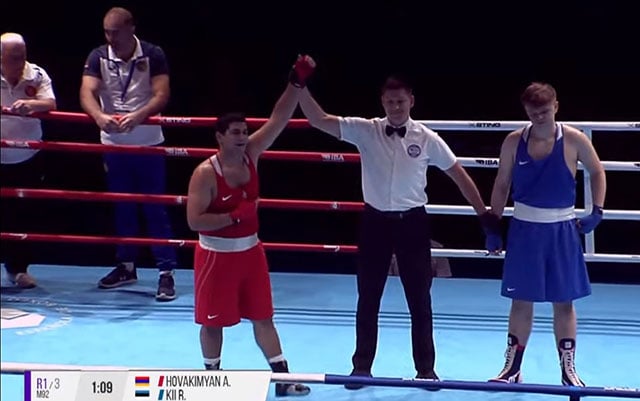 Аветик Овакимян победил эстонца в первом же раунде