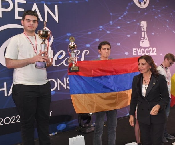 Армянские юные шахматисты в Турции завоевали 1 золотую, 3 бронзовые медали и одно призовое место