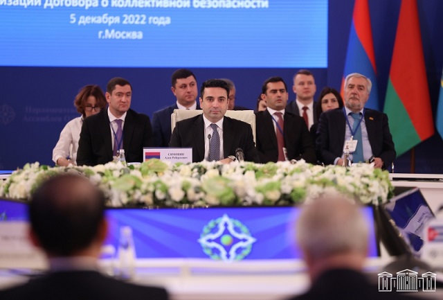 Ален Симонян: «Для нас принципиально утверждение зоны ответственности ОДКБ в Республике Армения»