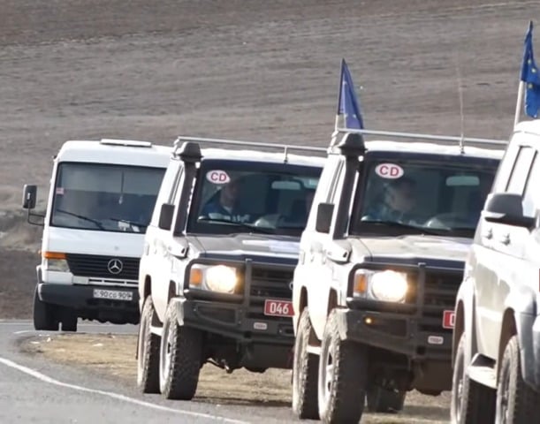 Наблюдатели ЕС были на закрытом участке трассы Горис-Степанакерт