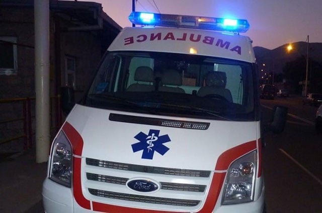 В Ванадзоре машина скорой помощи попала в аварию