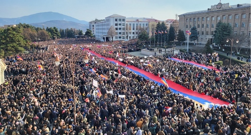 Артак Бегларян: В митинге в Степанакерте приняли участие 60-70 тысяч человек