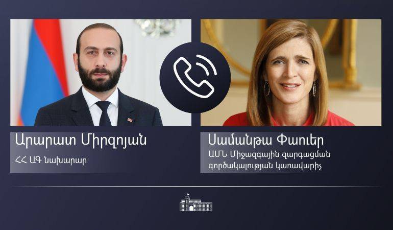 В ходе телефонного разговора министр иностранных дел Армении представил директору USAID ухудшающуюся гуманитарную ситуацию, сложившуюся в результате блокировки Азербайджаном Лачинского коридора