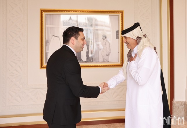 Ален Симонян с трехдневным рабочим визитом в Катаре: «Армяно-катарское сотрудничество имеет весомый потенциал развития и расширения»