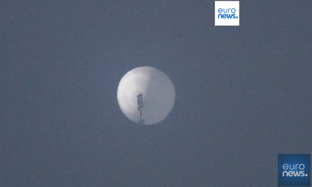 Над США обнаружен китайский воздушный шар-разведчик. Euronews