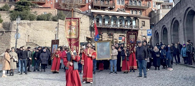 Праздник Святого Саркиса полководца в Тбилиси