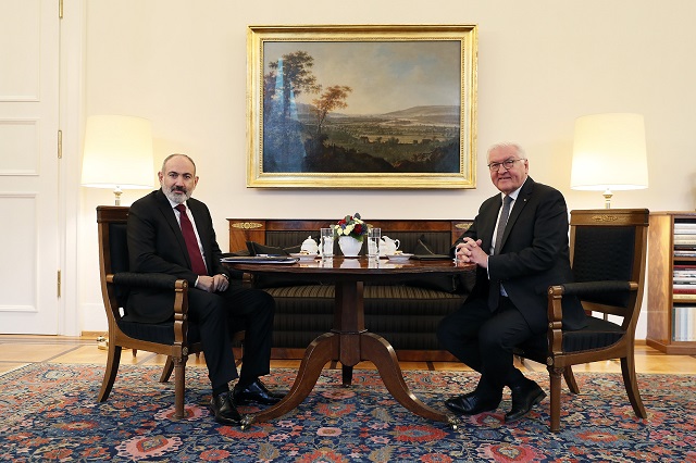 Никол Пашинян и Франк-Вальтер Штайнмайер обсудили ряд вопросов армяно-германского сотрудничеств