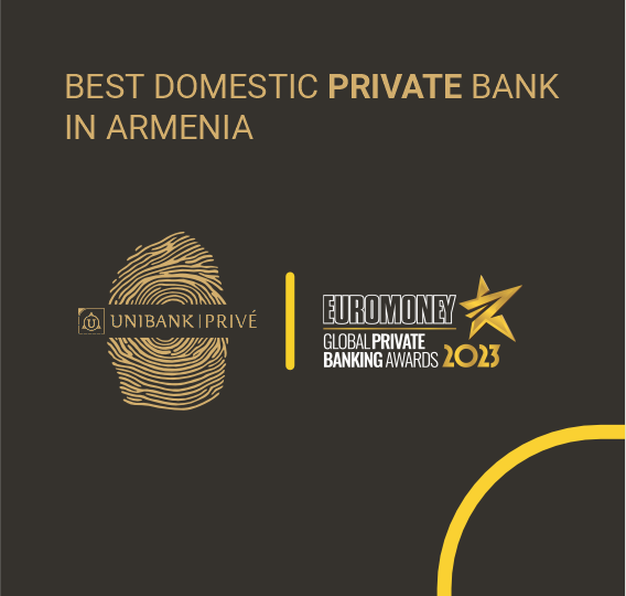 Euromoney признал Юнибанк Privé лучшим private-банком в Армении