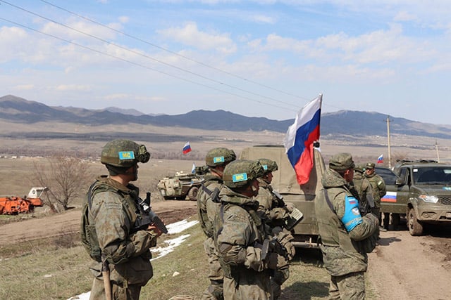В Мартунинском районе Арцаха российские миротворцы зафиксировали нарушение режима прекращения огня
