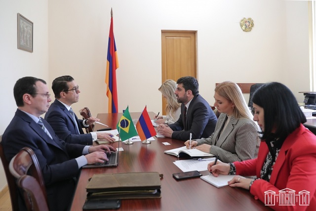 Саргис Ханданян: «Армения заинтересована в развитии сотрудничества с Бразилией в ряде сфер»