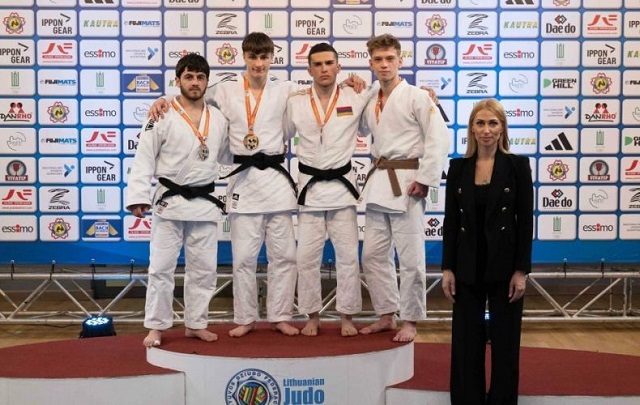 Армянские спортсмены завоевали пять медалей на Кубке Европы по дзюдо