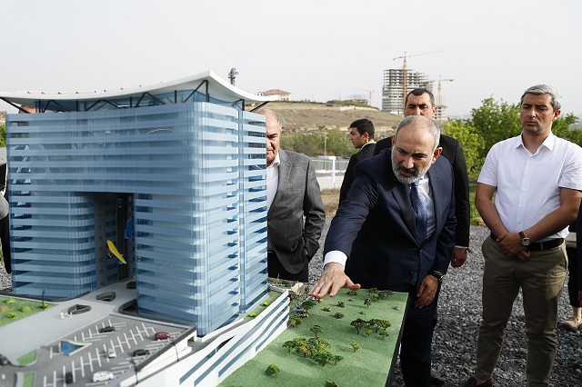 Никол Пашинян присутствовал на церемонии закладки фундамента технологического центра “Далан” в Ереване