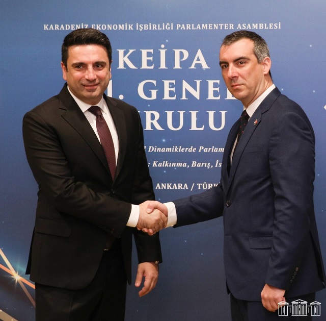 Встреча Алена Симоняна с Председателем Парламента Сербии в Анкаре: «Армения и Сербия будут последовательно развивать взаимодействие на парламентских площадках»