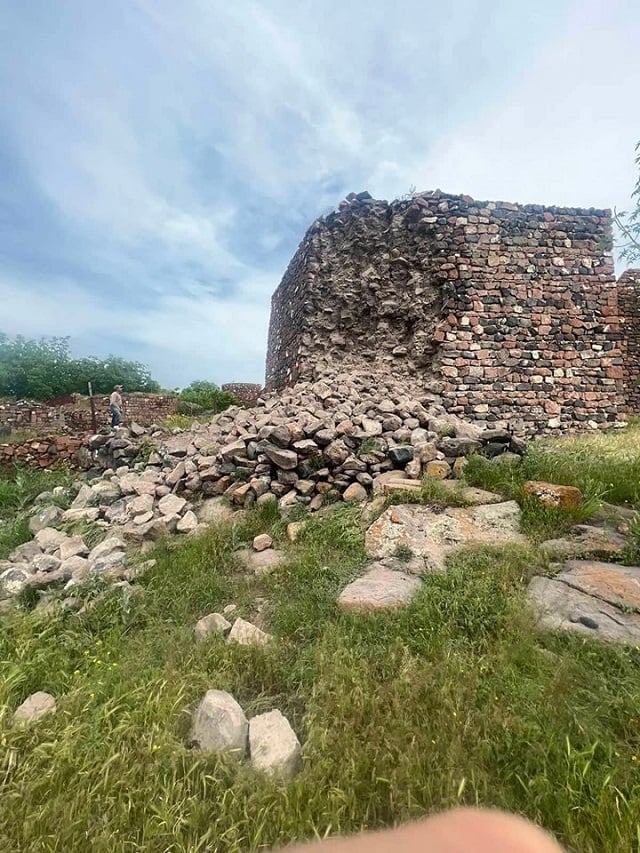 Обрушилась часть стены «Крепости Даштадем»