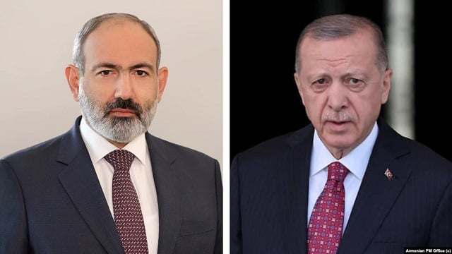 Никол Пашинян поздравил Эрдогана с переизбранием