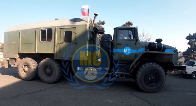Военнослужащие Российского миротворческого контингента доставили более 30 тонн гуманитарного груза от многонационального проекта «Мы Едины» для жителей Нагорного Карабаха