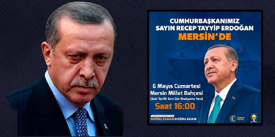 В Турции арестован 16-летний парень, пририсовавший усы на плакате Эрдогана