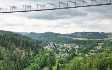 В Германии открыли 665-метровый подвесной мост для пешеходов. Deutsche Welle