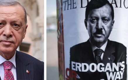 Парня, арестованного за то, что он нарисовал усы Гитлера на плакате Эрдогана, освободили