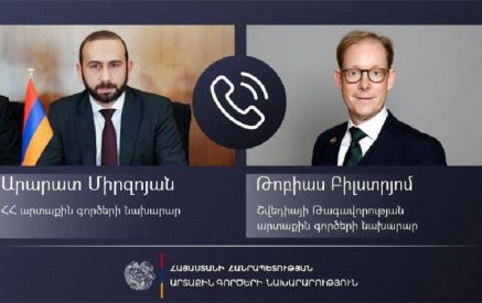 Министр иностранных дел Армении проинформировал своего шведского коллегу о подробностях гуманитарного кризиса в Нагорном Карабахе