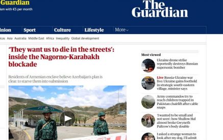 «Они хотят видеть нас мертвыми на улицах». The Guardian подготовила статью о блокадном Арцахе