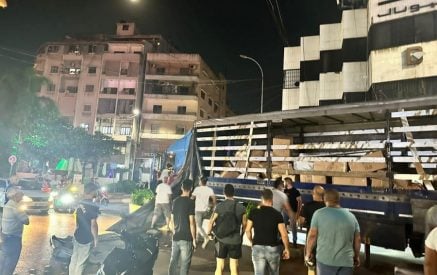 В Бейрутском Бурдж Хаммуде местные армяне препятствовали движению турецкого грузовика