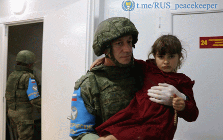 Из опасных районов Арцаха эвакуировано 1800 тысяч мирных жителей. Министерство обороны Российской Федерации