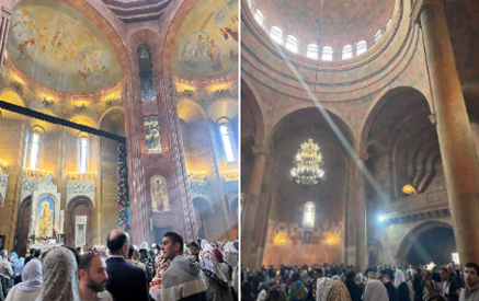 В Москве в Армянском храмовом комплексе прошел молебен по приглашению семьи Рубена Варданяна