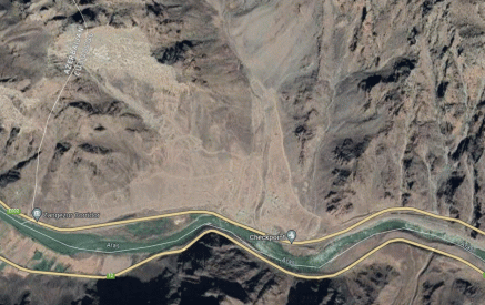 На карте Google дорога на границе Армении и Ирана переименована и называется «Зангезурский коридор»