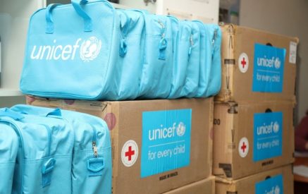 Очередной пакет гуманитарной помощи отправлен в Сюник. ЮНИСЕФ