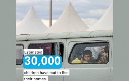 Среди покинувших Нагорный Карабах беженцев находится 29 тысяч детей. ЮНИСЕФ