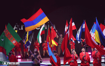 В Ереване состоялась церемония открытия Чемпионата мира по самбо