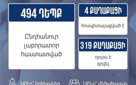 Число подтвержденных случаев кори в Армении достигло 494