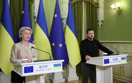 ЕС объявит о новом пакете санкций на этой неделе, заявила фон дер Ляйен в Киеве