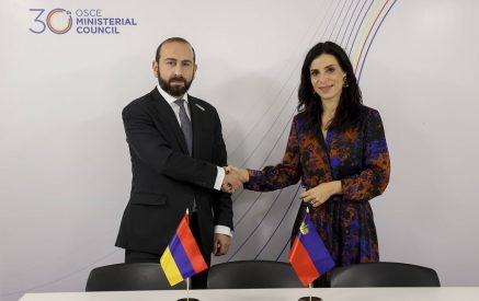 Министры иностранных дел Армении и Лихтенштейна подчеркнули важность дальнейшего развития политического диалога между двумя странами, основанного на общих ценностях