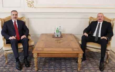 Министр иностранных дел Турции Хакан Фидан встретился с президентом Азербайджана Ильхамом Алиевым