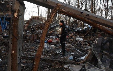 В Киеве и Харькове прогремело несколько взрывов. На всей территории Украины объявлена ​​воздушная тревога
