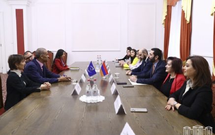 Парламентарии встретились с делегацией во главе с и.о.руководителя Ереванского офиса СЕ