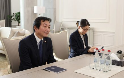 Посол Японии подчеркнул, что правительство его страны заинтересовано в представленном правительством Республики Армения проекте “Перекресток мира”