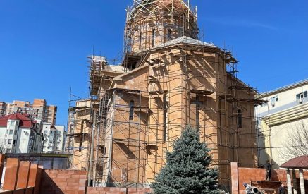 В Краснодаре продолжается строительство Кафедрального собора Армянской Апостольской Церкви