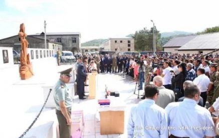 Мемориальный комплекс, посвященный памяти гетаванских азатамартиков, подвергся нападению азербайджанских вандалов