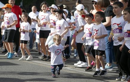 Состоялось ежегодное состязание по бегу «Ереванский марафон»