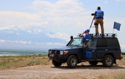 Наблюдатели ЕС осуществили патрулирование в населенных пунктах Сотк, Верин Шоржа, Аравус и Мовсес