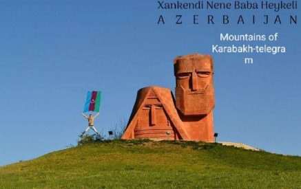 На азербайджанских сайтах памятник «Мы ​​– наши горы» представленкак «азербайджанское культурное наследие»