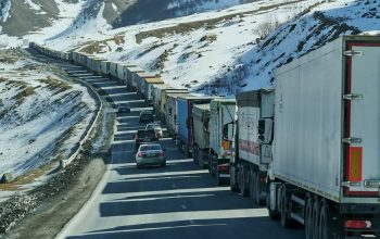 Ларс закрыт для грузовиков с прицепами