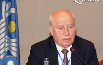 Полностью исключаю это, у нас нет никаких сигналов о том, что Армения выйдет из СНГ. Сергей Лебедев